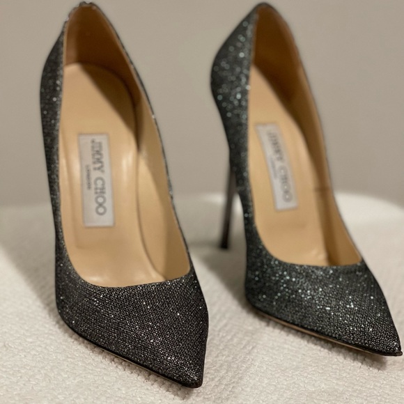 Jimmy Choo Heels - Anouk - Size 36.5 - Glitter - Picture 1 of 6